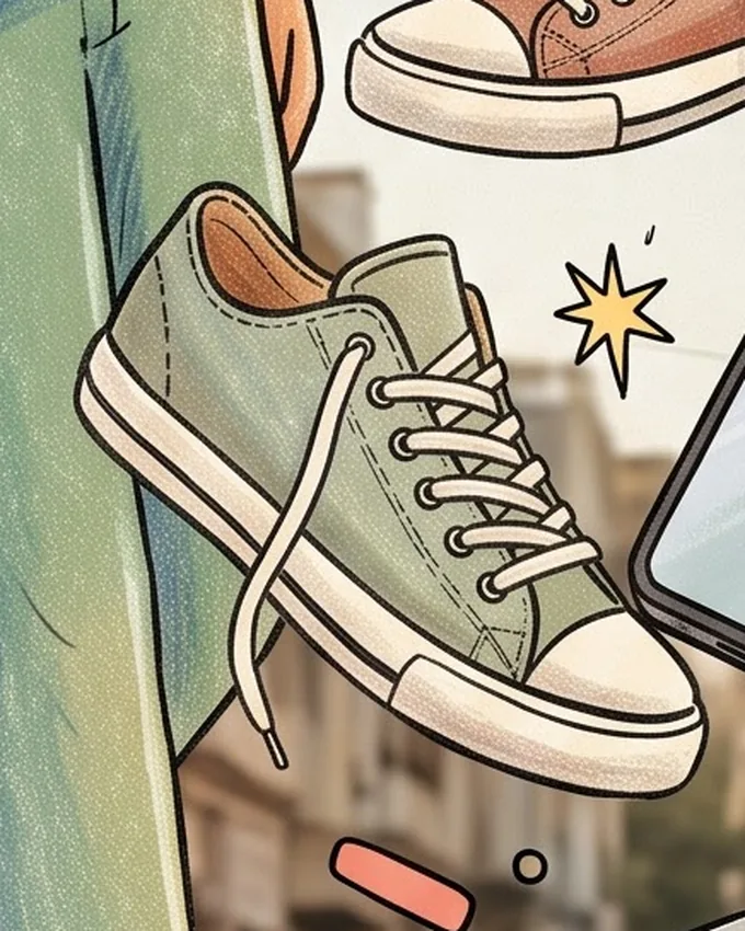 Canvas sneakers